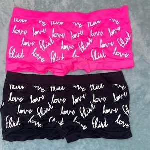 NWOT 2pair Victoria’s Secret boy shorts